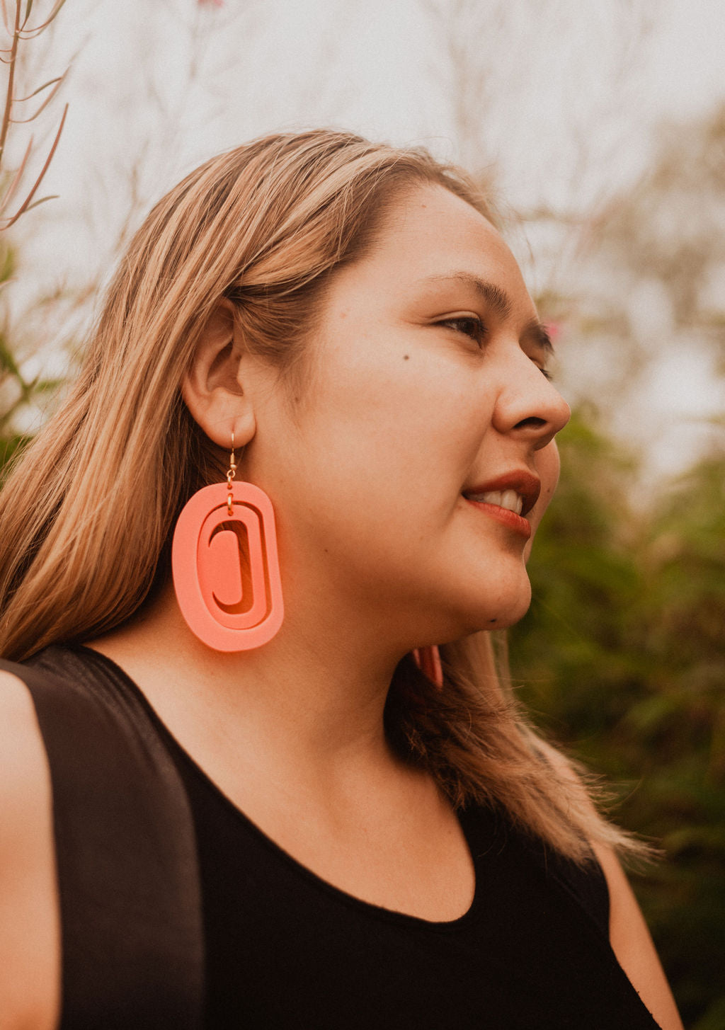 Large Ovoid Earring