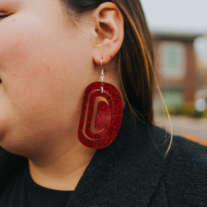 Large Ovoid Earring