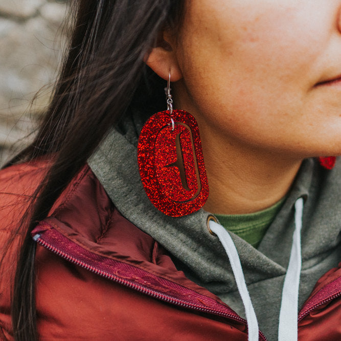 Large Ovoid Earring