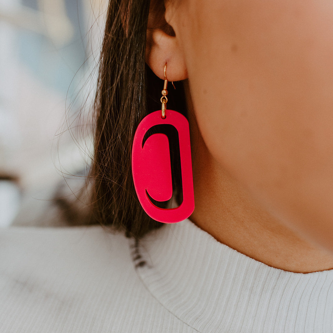 Small Ovoid Earring