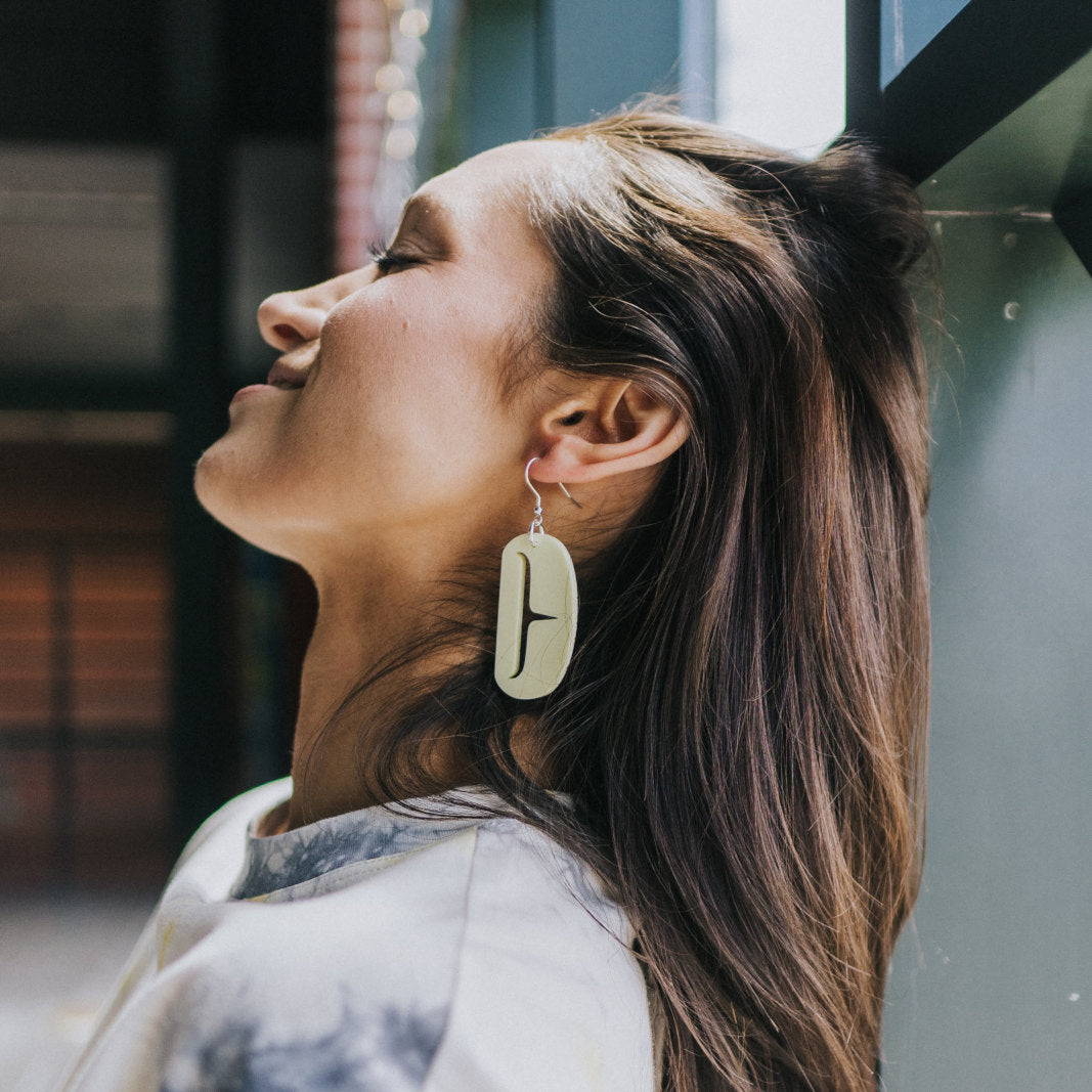 Small Ovoid Earring